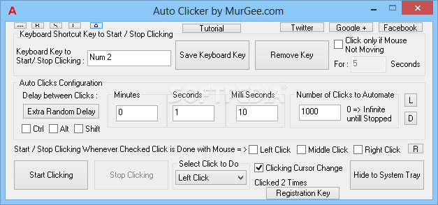murgee auto clicker delay between clicks